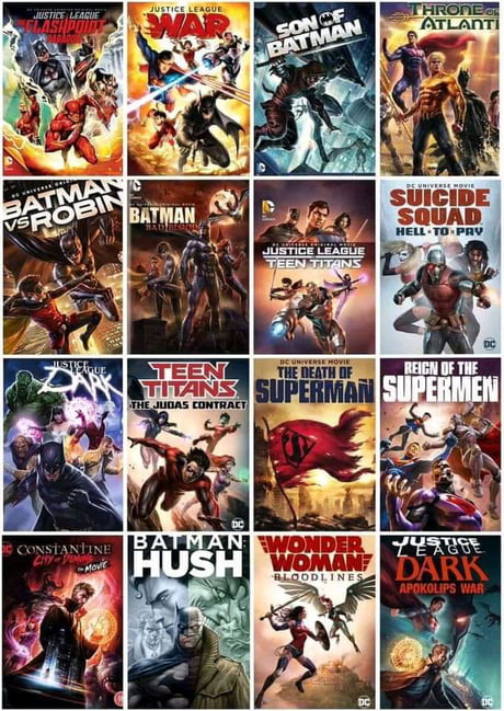 DC animated movies in order - 9GAG