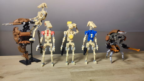 custom lego star wars droids