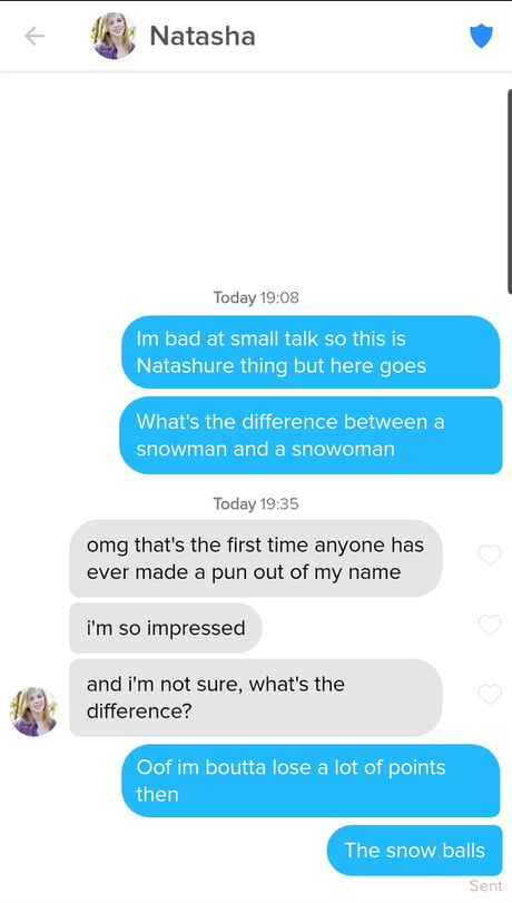 I tried Bumble's top 10 opening lines and these were the most successful...