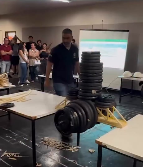 Engineering Students Build 'Popsicle Bridge' That Can Hold 430kg Load...