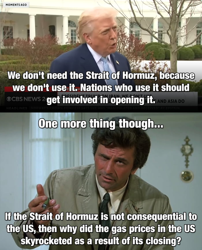 We don't need it which is why he wants it reopened