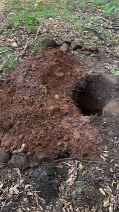 I've never seen copper come out the ground like that