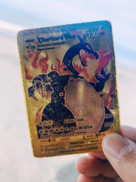 Found it while swimming at the beach. A golden pokemon card. It chose me. - 9GAG Found it while swimming at the beach. A golden pokemon card. It chose me. - 9GAG