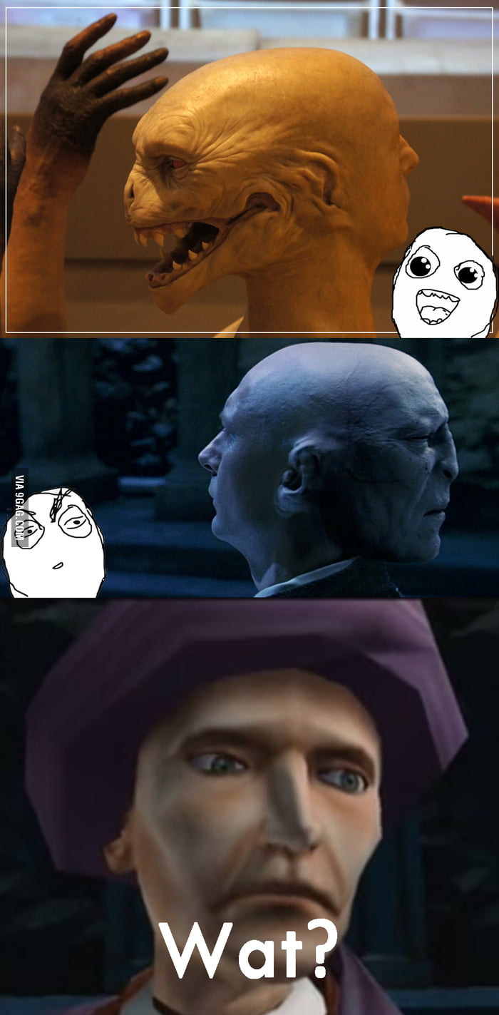 Original Voldemort's face from 