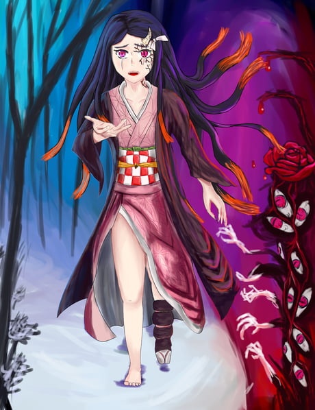 Weekly Anime Drawing 11 Nezuko Please Take My Hand I Want To Remember Who I Was 9gag