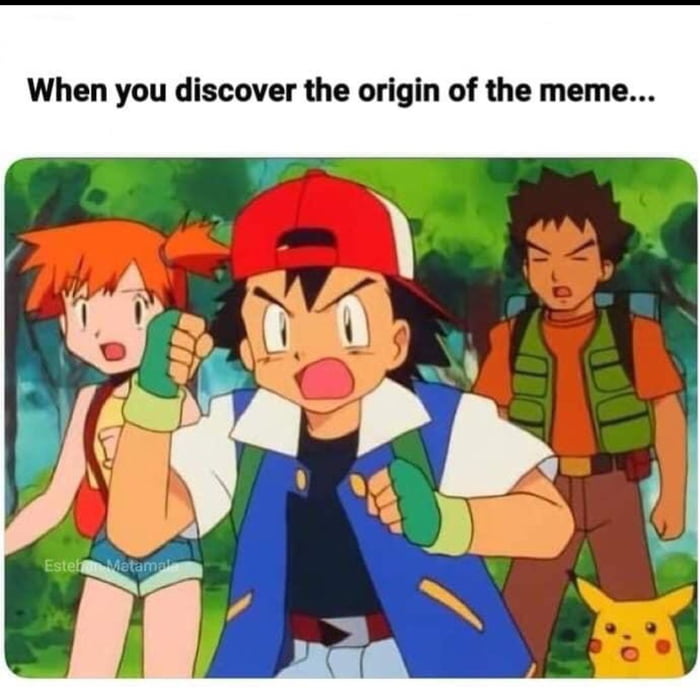 Brock has his eyes closed - 9GAG