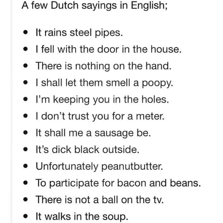 The Dutch Say Weird Things 9gag