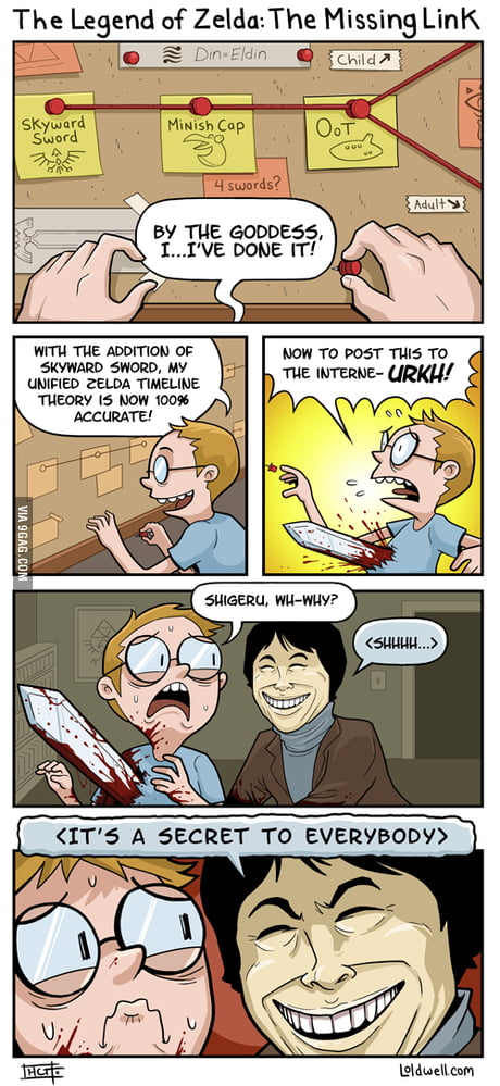 The Legend Of Zelda Timeline Explained 9gag