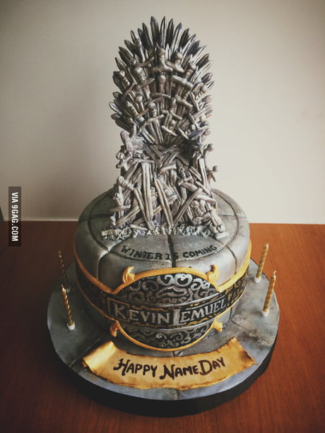 Am A Huge Fan Of Got Myself And Here It Is Iron Throne Cake 9gag