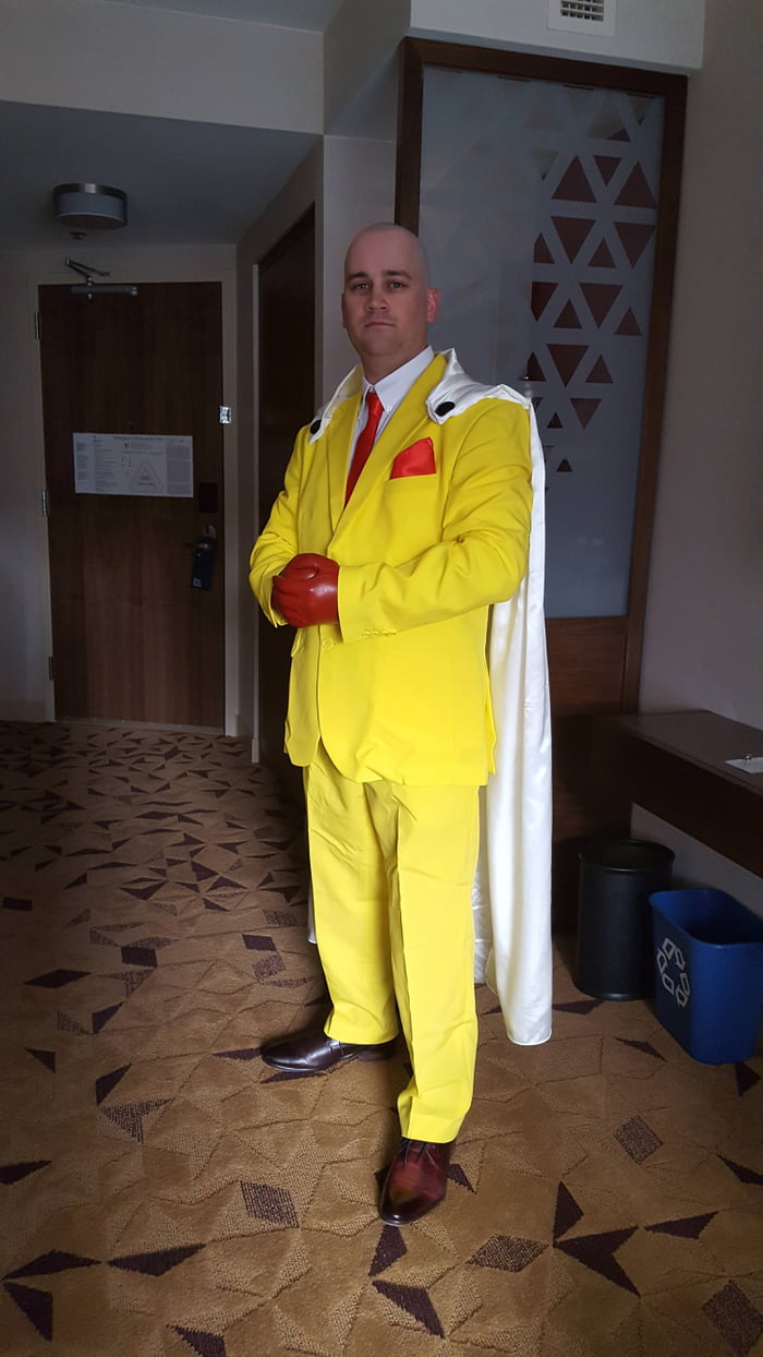 I submit to you, my formal one punch man cosplay