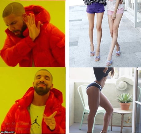 women with chicken legs