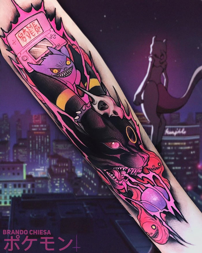 Artist Mixes Anime With Pastel Gore In These Unique Tattoos ⋆ Anime & Manga