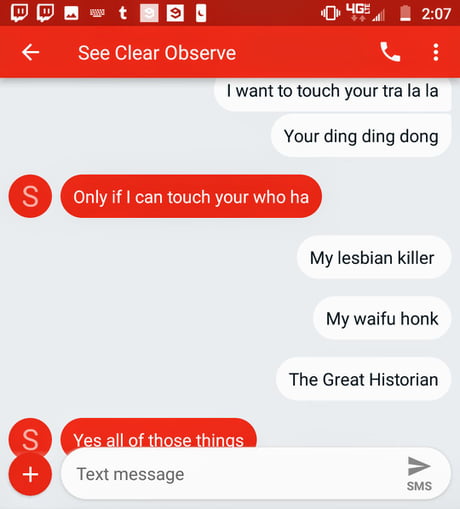 Make a girl wet through text