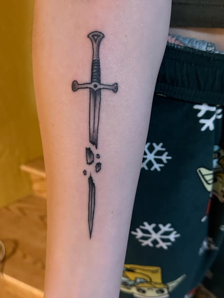 Tattoo uploaded by JD • broken sword • Tattoodo