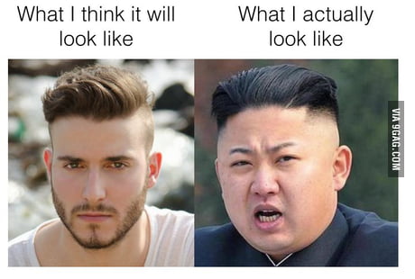 Guys' haircuts these days - 9GAG