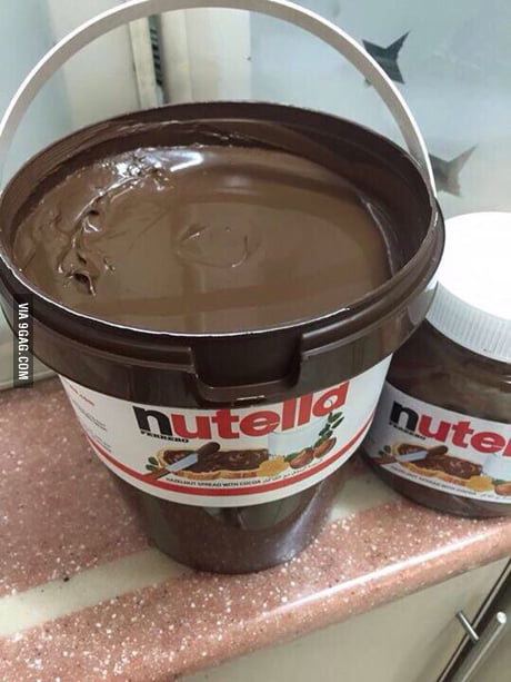 3kg of nutella. Ps I'm from Malaysia - 9GAG