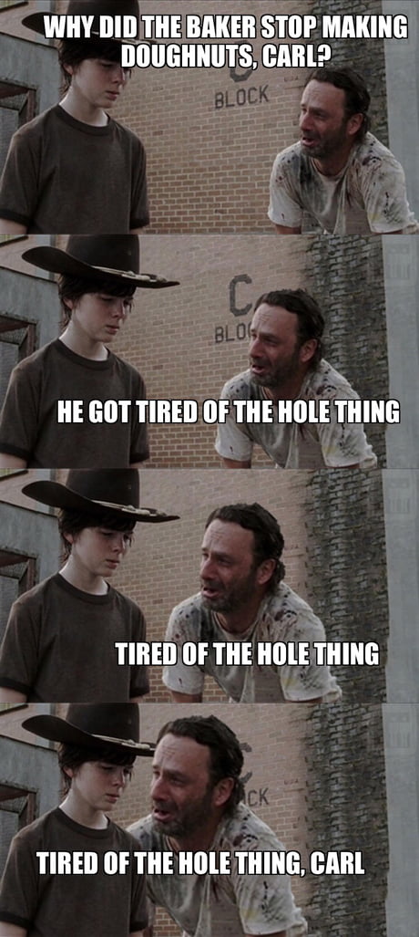 walking dead carl joke meme