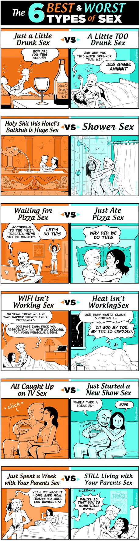 The fine line between best sex and worst sex - 9GAG