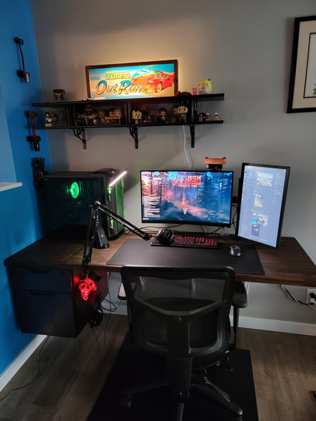 New Diy Desk And Custom Build Pc, Custom Build Pc Desk