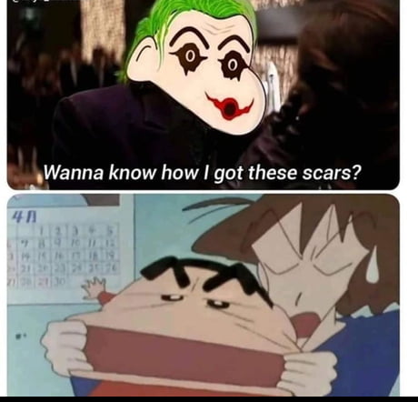 joker cat wanna know how i got these scars
