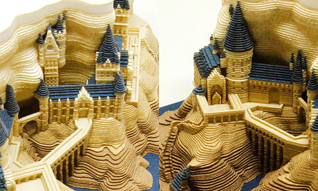 Harry Potter Memo Pad Reveals Hogwarts Castle The More You Peel It 9gag