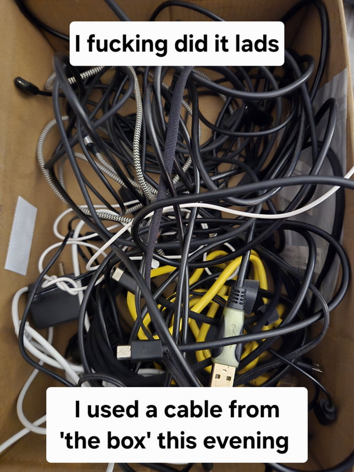 And away it goes in the drawer for another 10 years