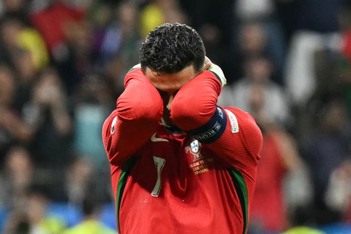 Cristiano Ronaldo Cries After Penalty Miss At Euro 2024 - 9GAG