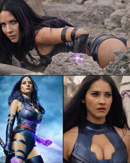 Olivia Munn as psylocke in x men apocalypse