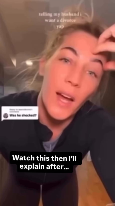 Woman wanted a divorce. Husband gave her the divorce. She got mad because he didn't 