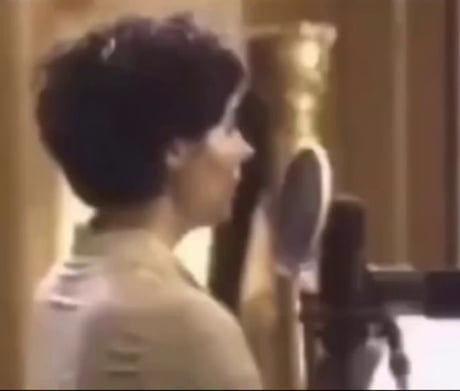 Sissel Kyrkjebø in 1997, recording her ethereal vocals for Titanic movie