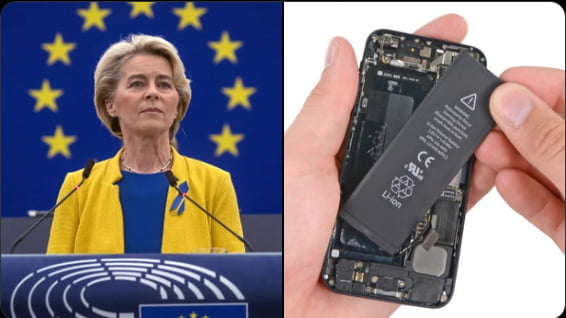 Ten months from now, all devices sold within the European Union must have batteries that are easily replaceable by the average user. This law even includes Apple, which has already begun designing its phones to have replaceable batteries.