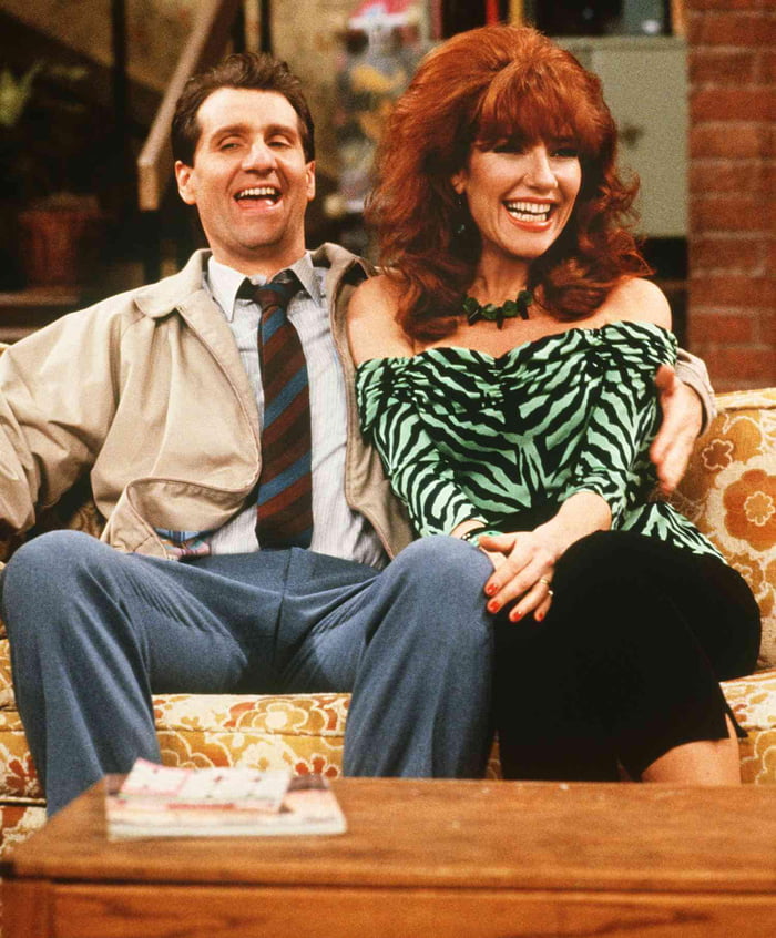 Ed O' Neill and Katey segal as al and Peggy Bundy from the TV show ...