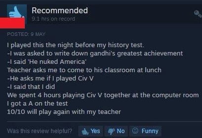 And they said video games were a waste of time...