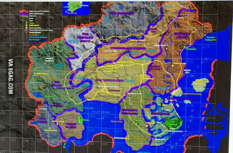 GTA 6 leaked map - 9GAG