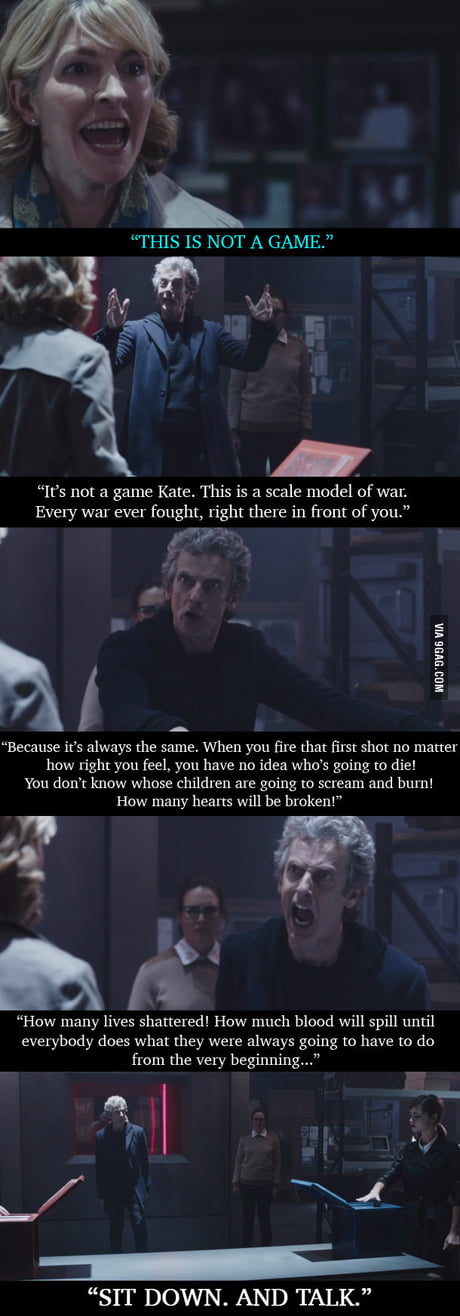 One of Doctor Who's best speeches