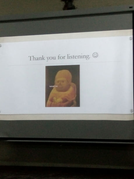 My Classmate Wrongly Used A Meme In Their Presentation I Almost Snapped But The Prof Was Watching 9gag