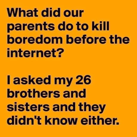 Internet is the best contraceptive