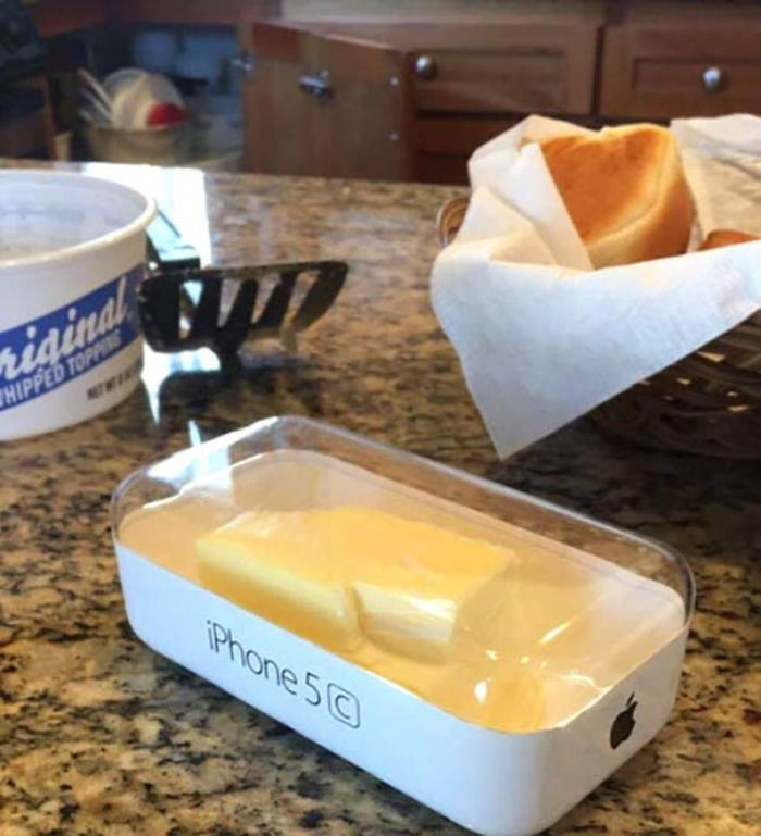 Grandma&rsquo;s butter container