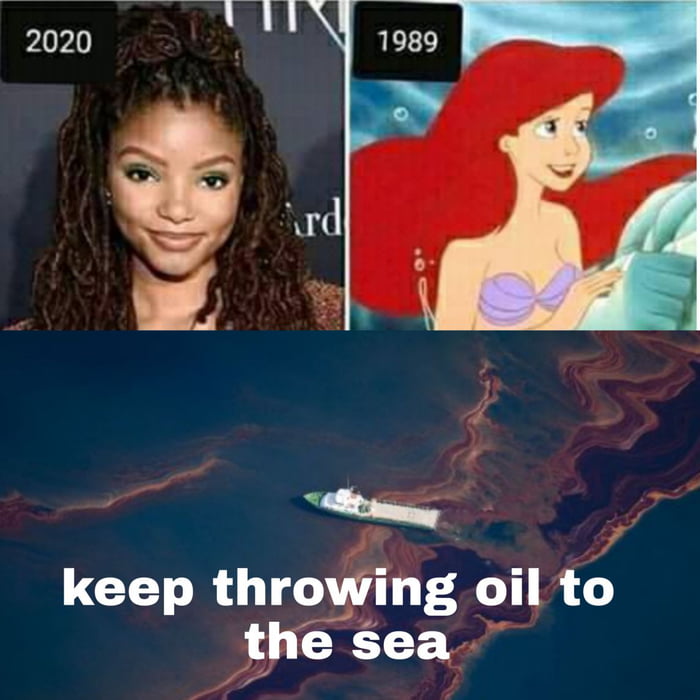 Disney didnt changed the little mermaid race... they just made it more ...