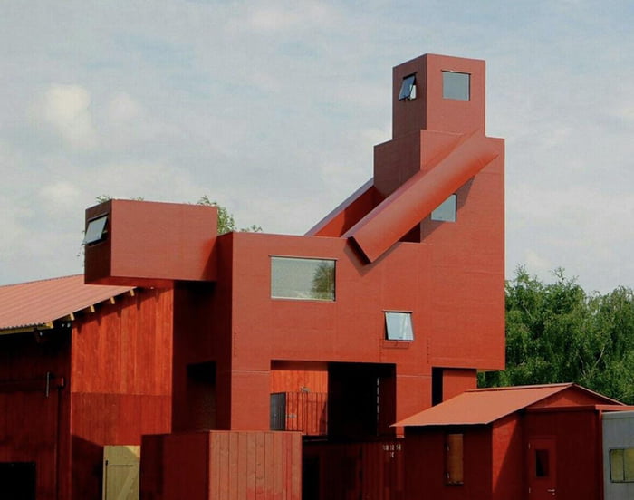Friend: Hey where do you live? - Me: In the building that looks like Minecraft porn