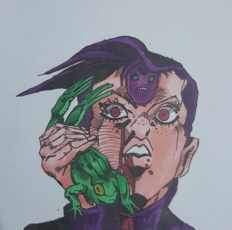 My New Drawing Jojo S Bizarre Adventure Doppio 9gag