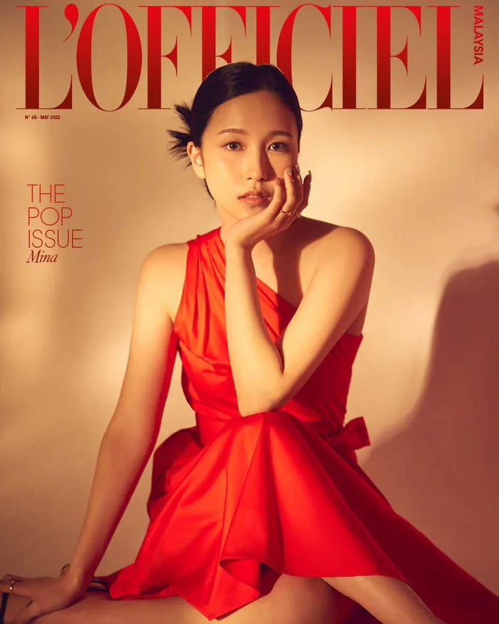 Photo : LofficielmalaysiaInstagram update - Mina for the cover of L'OFFICIEL Malaysia