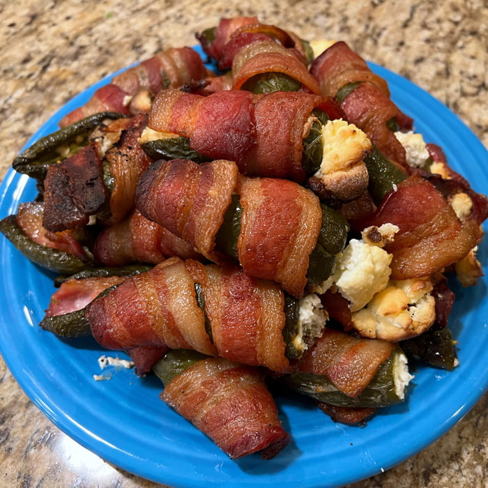 Smoked BaconWrapped Jalapeños Stuffed with Cream Cheese 9GAG
