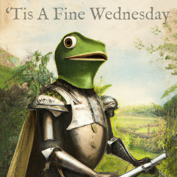 The Frog Militia wishes you a fine Wednesday 9GAG