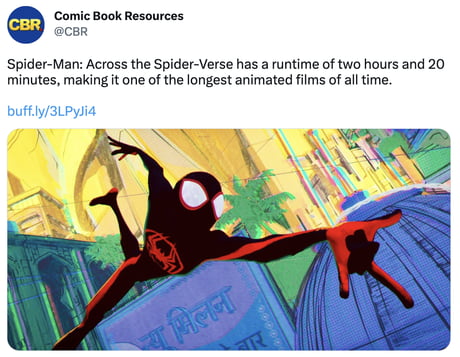 Spider-Man: Across the Spider-Verse Gets Record-Breaking Runtime