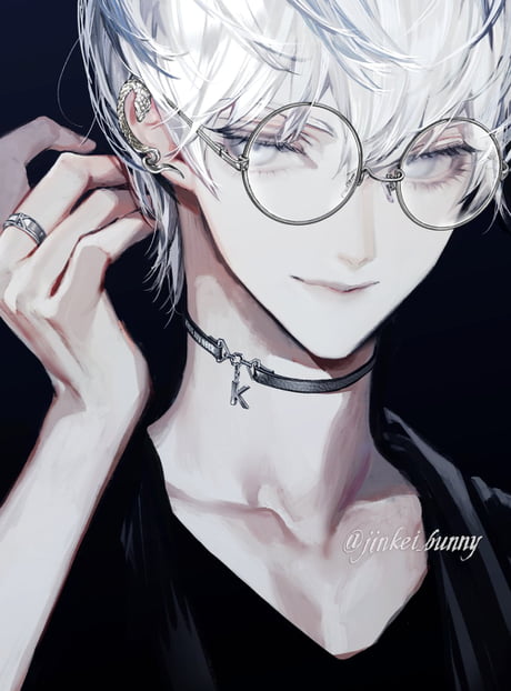 Gray-haired glasses by JINKEI - 9GAG
