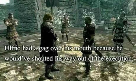 no lollygagging - Skyrim Guard - quickmeme