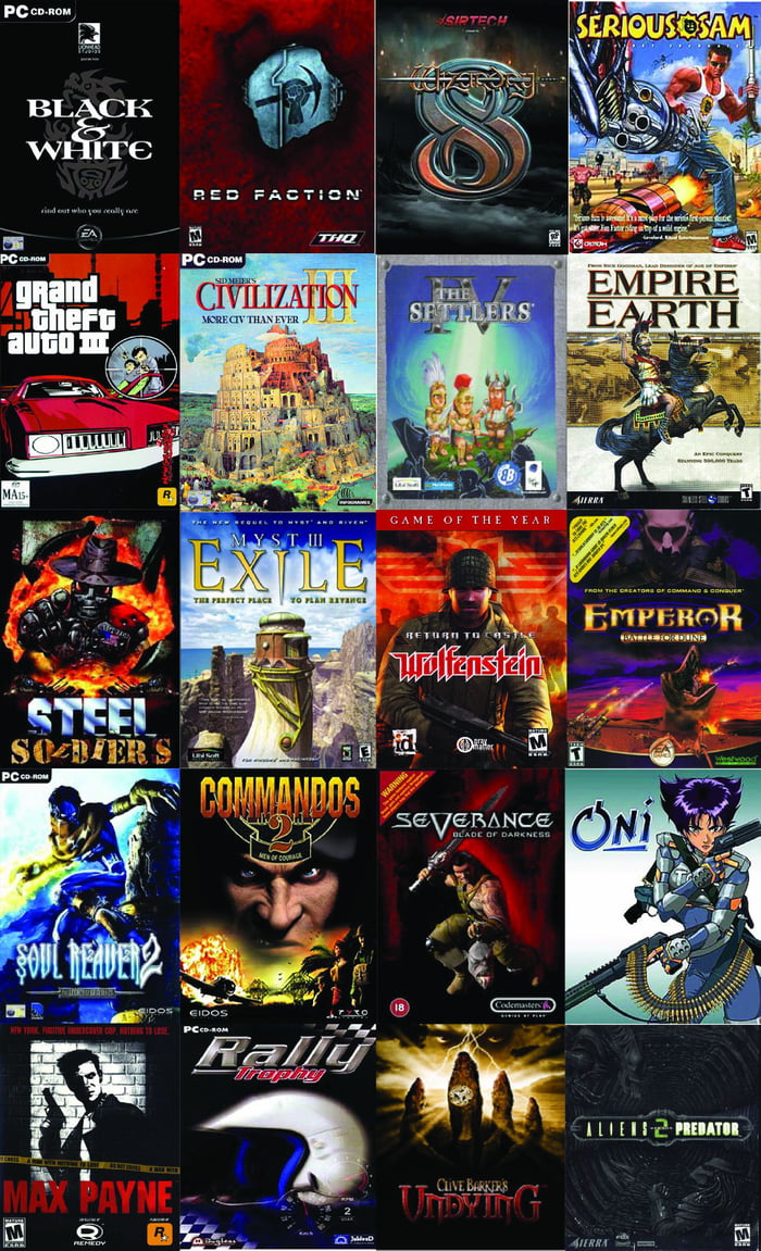 All these PC games came out in 2001. Share your memories! 9GAG