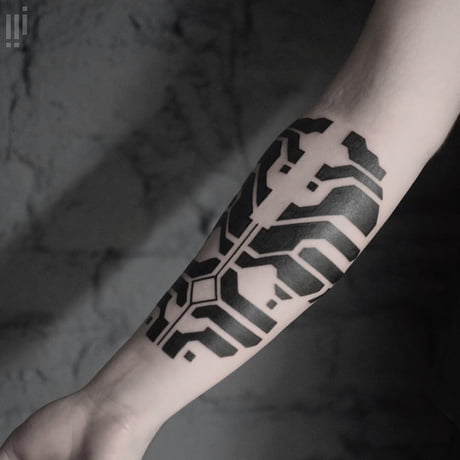 Futuristic Tattoo | Cyberpunk, Geometric, Norse