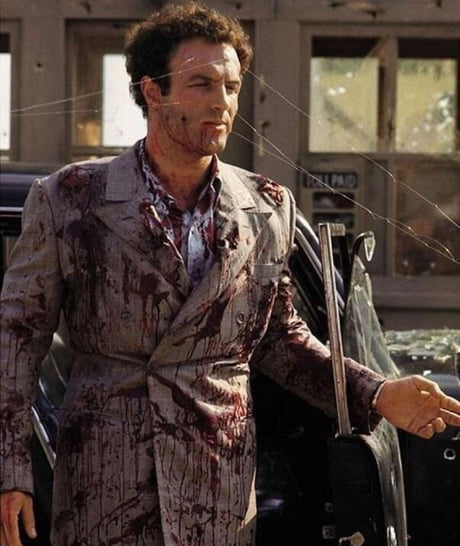 James Caan After His Character Sunny Corleone S Death Scene In The Godfather 9gag